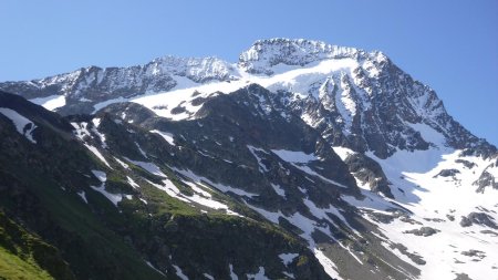 Roche de la Muzelle et son glacier suspendu