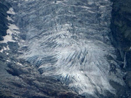 Zoom sur un glacier du Mont Pourri