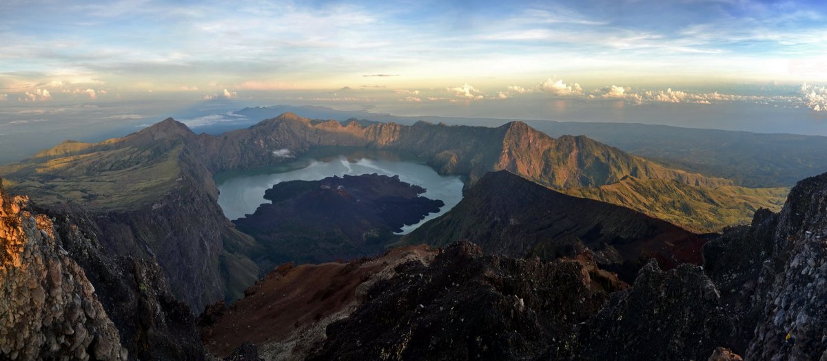 Le volcan Rinjani  Randonn e Indon sie