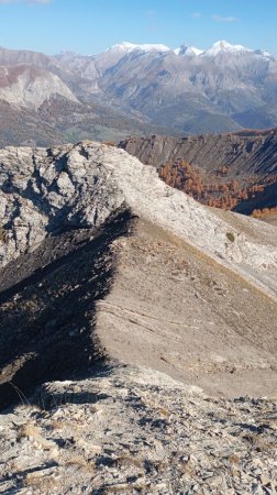 Descente raide et délicate