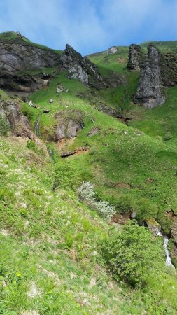 À proximité de la cascade de l’Aigle