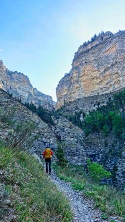 Départ des Gorges