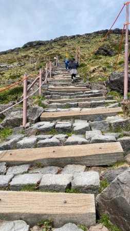 Dernières marches avant le sommet