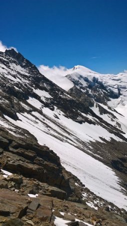 La face sud-ouest du Lagginhorn