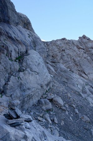 Le passage entre le premier et le second couloir