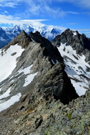 L’arête depuis le Col