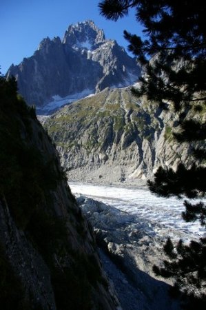 Vue du haut des premières échelles