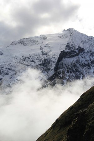 Dans le rétro : vue sur le Grand Bec