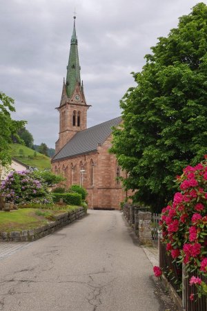 Église Sankt Antonius de Bermersbach, sur la Kirchstraße.