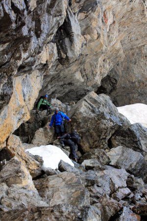 Sortie de grotte