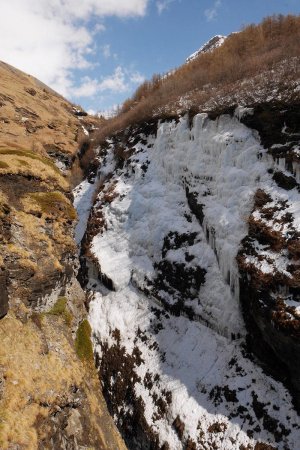 Gorge du torrent du Nant Cruet.