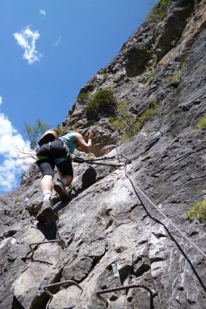 Une dernière portion rocheuse plus verticale