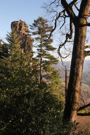 En descente sur le Felsentreppe.