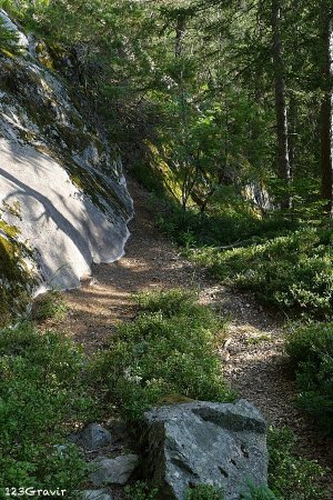 Début de la descente