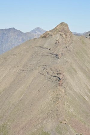 Pointe Nord de la Vénasque (2636M) vu depuis l’Arête de Montée