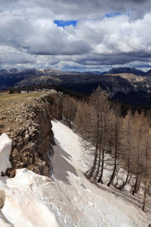 Descente de la crête