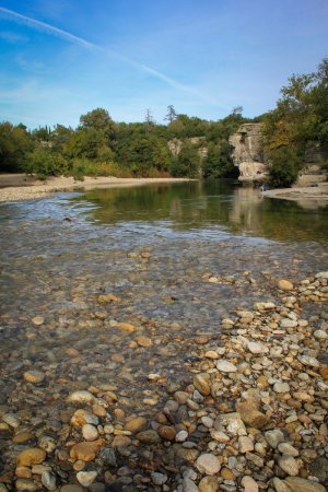 Bon spot de baignade au niveau du Pont de Peyroche