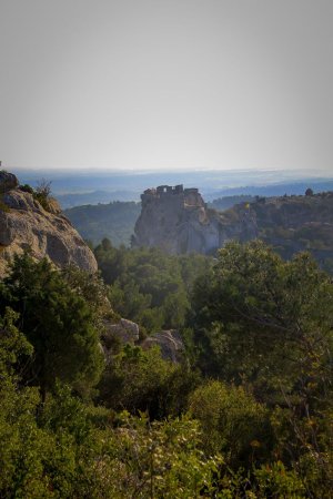 Premières vues sur les Baux-de-Provence