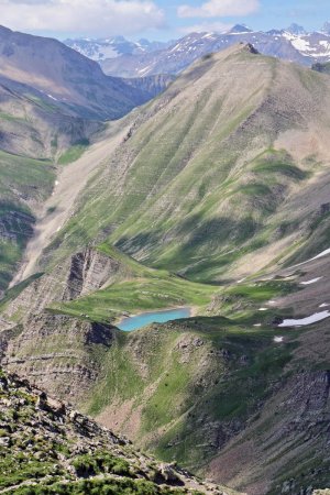 Pic du Lac Brun et Lac Brun