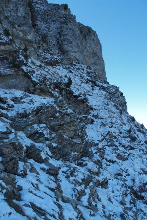 Dans l’ascension de la face nord de l’Arche