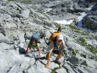 En direction de la Tête du Colonney.