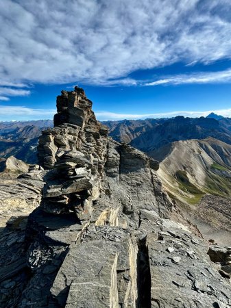 Vue depuis l’antécime sur la Tête de la Petite Part