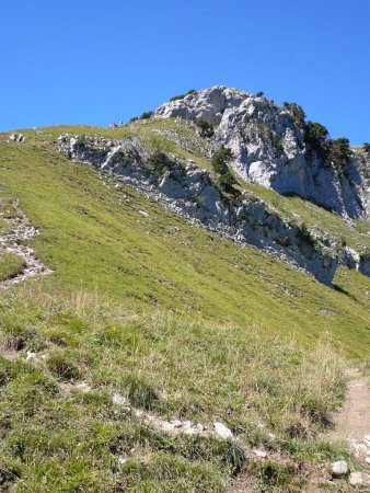 Montée au pas de l’Aulp.