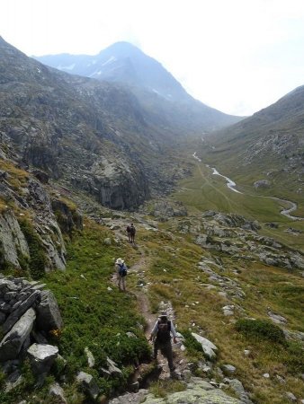 Descente vers le vallon de Savine