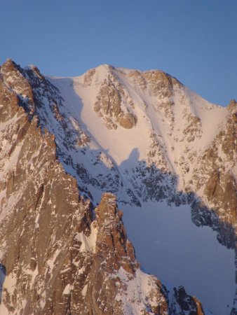 L’Aiguille d’Argentière (fin d’ascension la partie la plus raide).