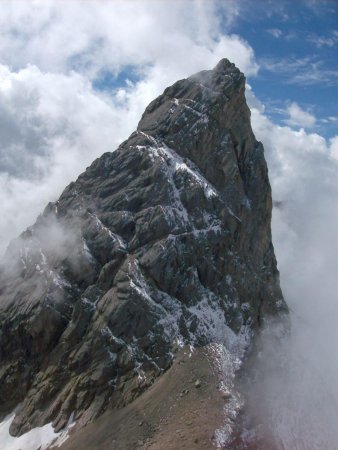 l’Aiguille Centrale à 3513m