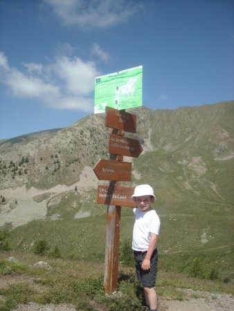 Arrivée au col de Veillos