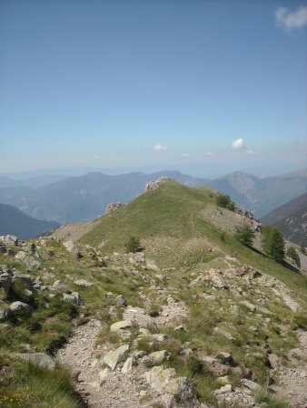 Vue du Col dans la montée