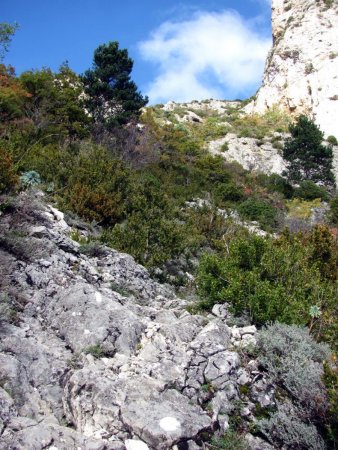 En direction du Pas de Berlhe.