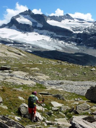 Descente face au roc du Mulinet