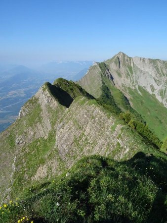 Au loin, la pointe des Arlicots