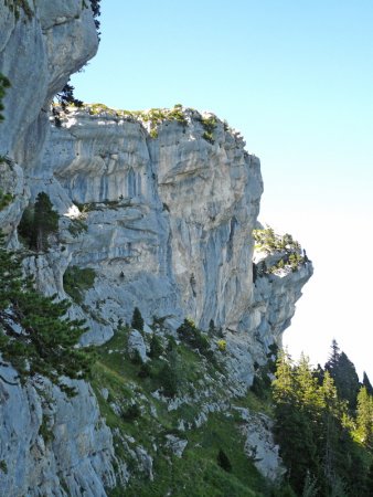 Les premières falaises.