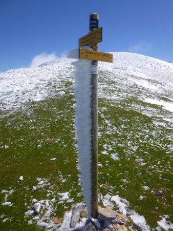 Panneau au col de Cagire