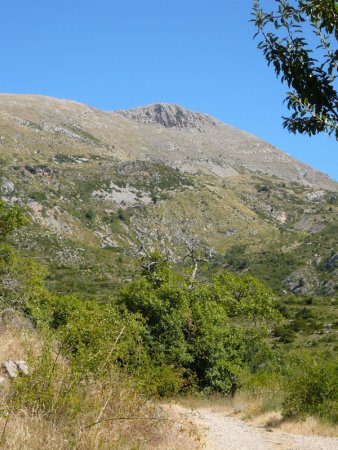 Mourre de Chanier vu d’en-bas.