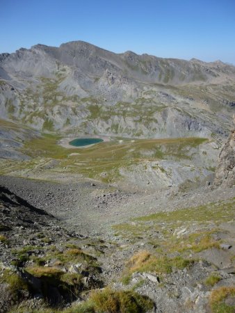 Descente après le collet.