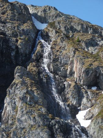 Torrent au-dessus du lac