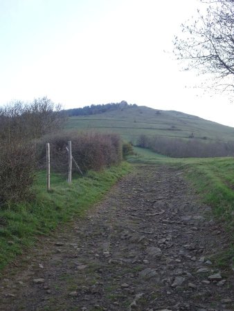 Montée vers la Pierre Percée