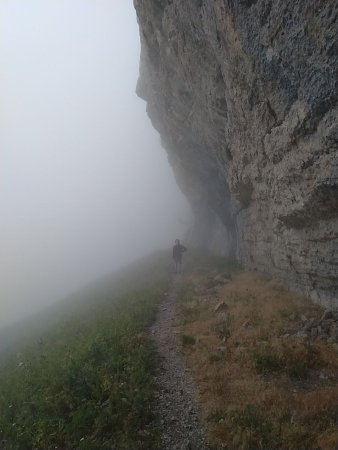 La vire du Pas de la Balme