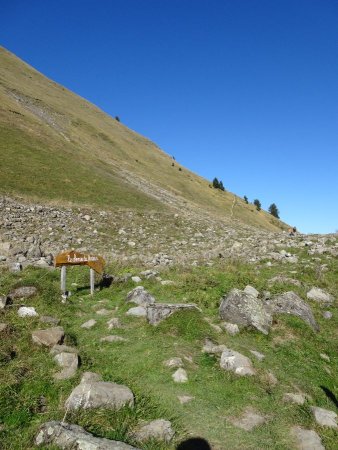 Départ du sentier