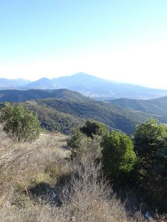 Au fond, le Ventoux