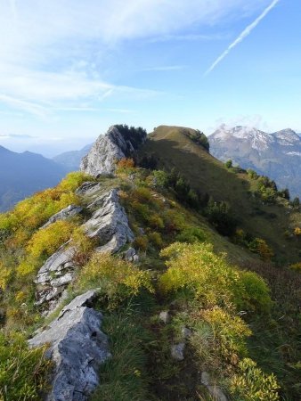 Arête menant à la dent de Pleuven