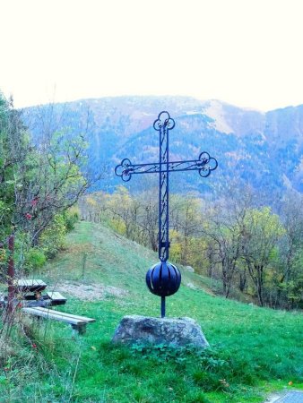 Fin de balade : la Croix des Charrières.