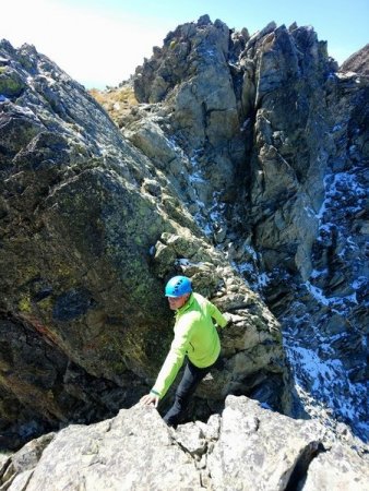 Traversée vers Chafrion : Couloir des Italiens et 1er gendarme