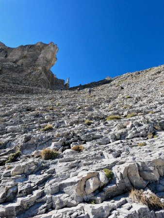 On se rapproche des magnifiques aiguilles !