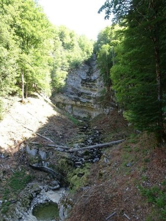 Gorges de Malvaux : cascade du Bief de la Ruine