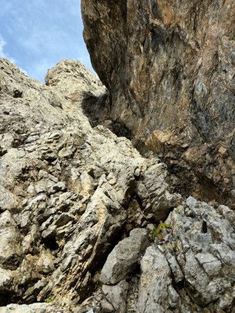 Couloir à descendre dans le rétro